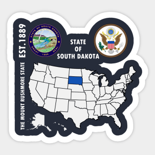 State of South Dakota Sticker